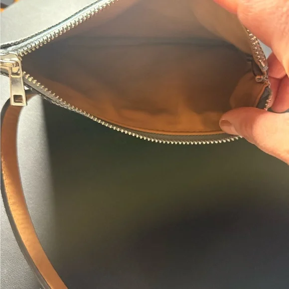 Michael Kors Black and Gray Signature Wristlet - Picture 3 of 3